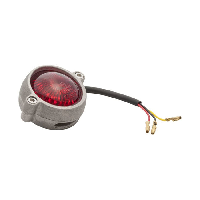 Motone, Eldorado Led Taillight. Shot Blast, No Bracket. ECE