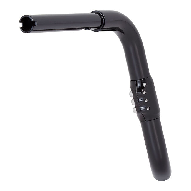Arlen Ness 3-Way Adjustable Handlebar High-Life, All Black For Harley Davidson