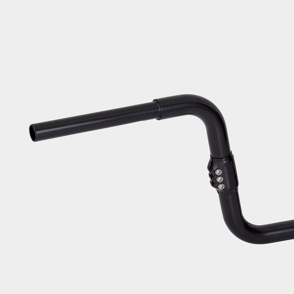 Arlen Ness 3-Way Adjustable Handlebar High-Life, All Black For Harley Davidson