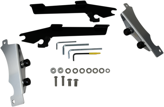 MEMPHIS SHADES METRIC BATWING FAIRING, WINDSHIELDS, DEFLECTORS AND ACCESSORIES MNT KIT BW V-STAR 13 BLK