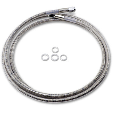 UNIVERSAL BRAKE LINES AND CHROME STEEL FITTINGS FOR HARLEY-DAVIDSON