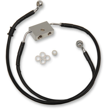 EXTENDED LENGTH STAINLESS STEEL BRAKE LINE KITS FOR HARLEY-DAVIDSON