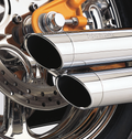 COBRA SPEEDSTER SLASHDOWN EXHAUST FOR HARLEY-DAVIDSON 1995 - 2000 Chrome Speedster Slashdown Exhaust System