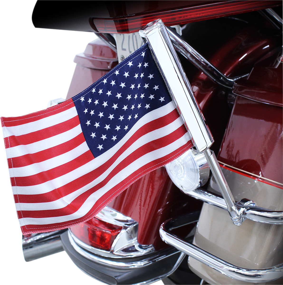 CIRO LED LIGHTED FLAGPOLE MOUNT FLAG F/ 3/4" TUBE