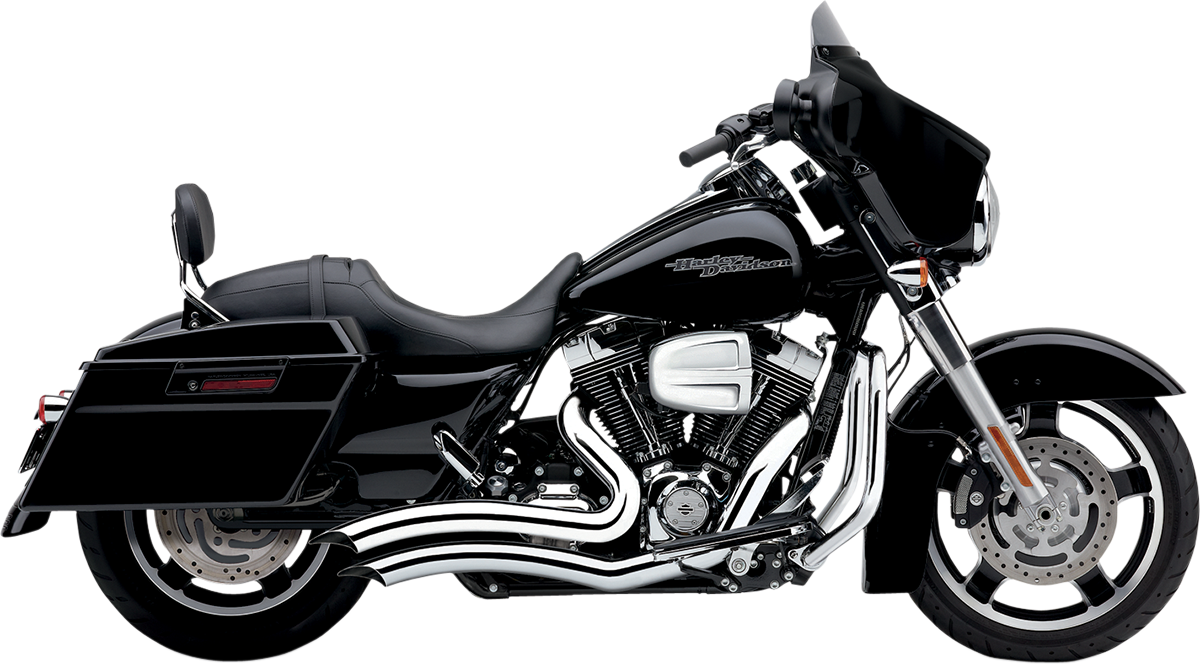 COBRA SPEEDSTER SHORT SWEPT EXHAUST SYSTEMS FOR HARLEY-DAVIDSON 2010 - 2013 Chrome Speedster Short Swept Exhaust