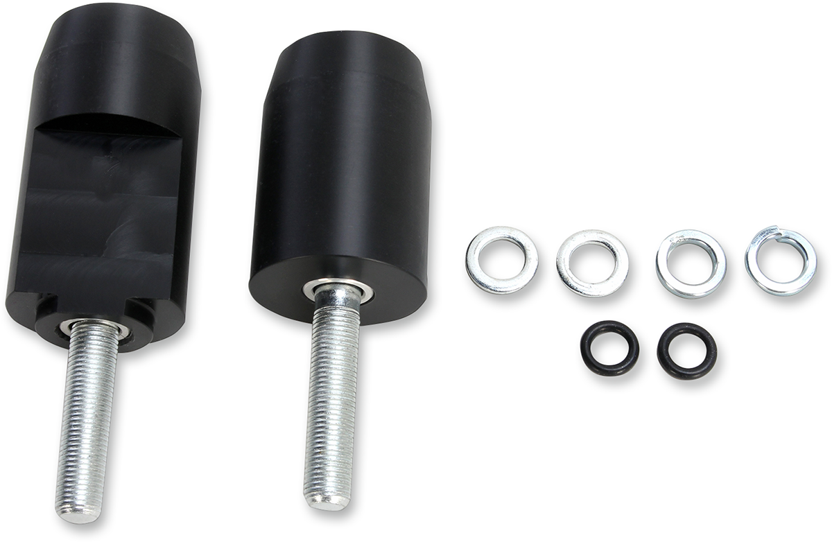 POWERSTANDS RACING FRAME SLIDERS FRAME SLIDER SUZ BLK