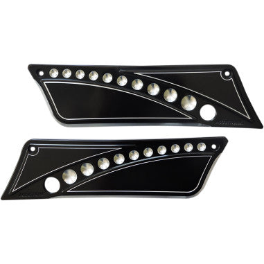 SADDLEBAG LATCH COVERS FOR HARLEY-DAVIDSON