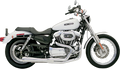 BASSANI XHAUST ROAD RAGE 2-INTO-1 SYSTEMS FOR HARLEY-DAVIDSON 1996 - 2003 Chrome Short Upswept Road Rage 2-Into-1 Exhaust System