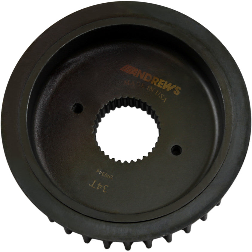 Andrews 290344 Smooth Cruising Front 34 Tooth Pulley For Harley-Davidson Big Twin 1994-2006