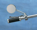 DRAG SPECIALTIES DRAG-NESS ROUND SERIES MIRRORS ROUND MIRROR W/LONG STEM