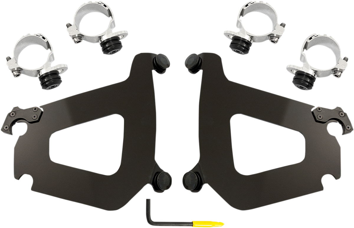MEMPHIS SHADES METRIC MEMPHIS SHADES BULLET FAIRINGS MNT KIT BULLET XV19 BLK