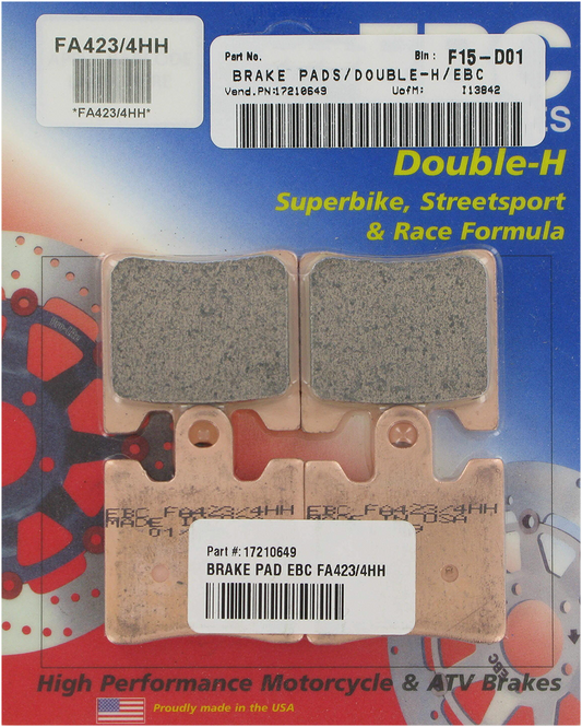 EBC BRAKE PADS AND SHOES BRAKE PAD EBC FA423/4HH