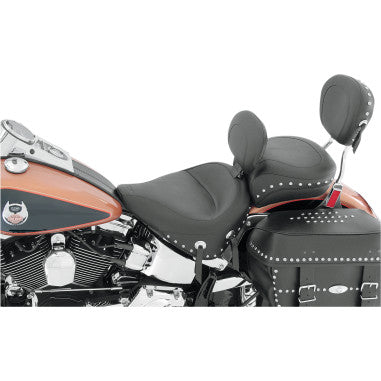 WIDE SOLO SEATS WITH REMOVABLE BACKREST AND REAR SEATS FOR HARLEY-DAVIDSON