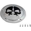 SPLIT SKULL DERBY COVERS FOR HARLEY-DAVIDSON