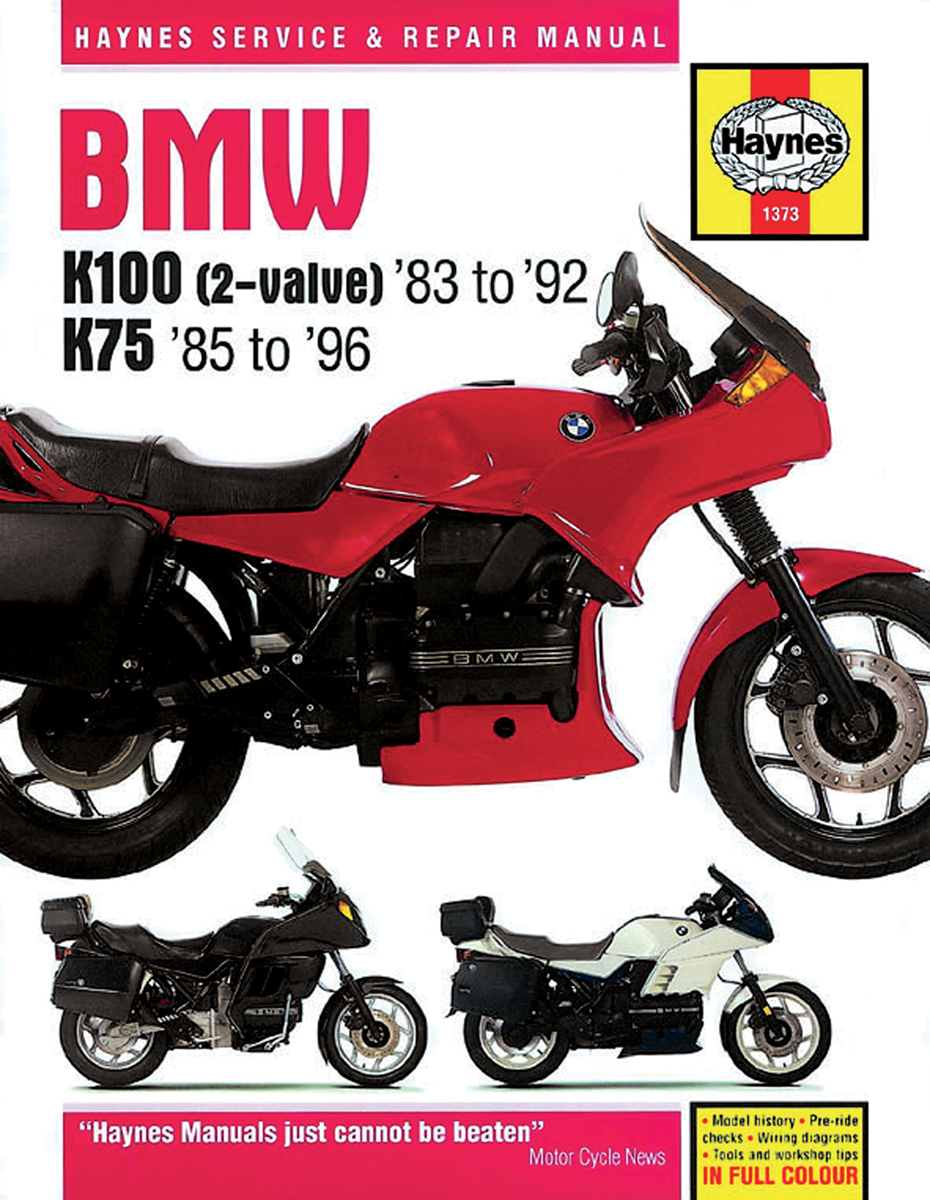 HAYNES MOTORCYCLE REPAIR MANUALS MANUAL BMW K100 & 75