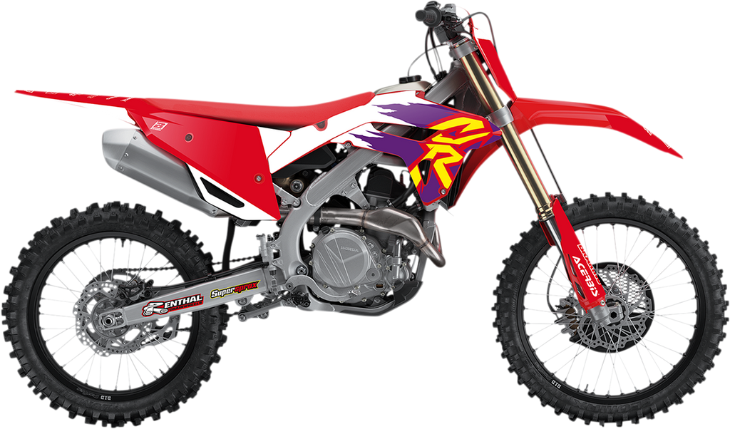 Retro-Grafik-Kits mit Sitzbezügen für Honda CRF250 22