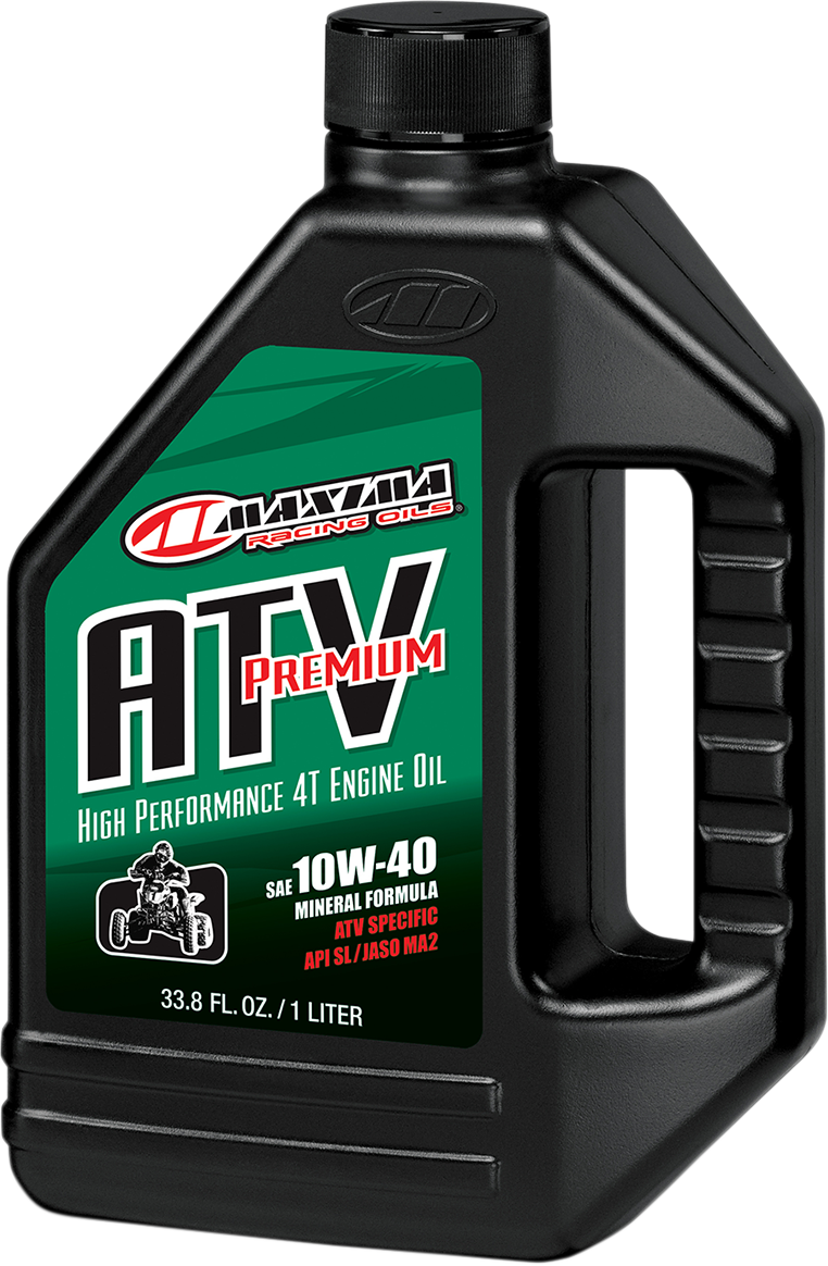 Aceite Motor Maxima 10W-40 ATV Premium Mineral 4T Engine Oil 1L