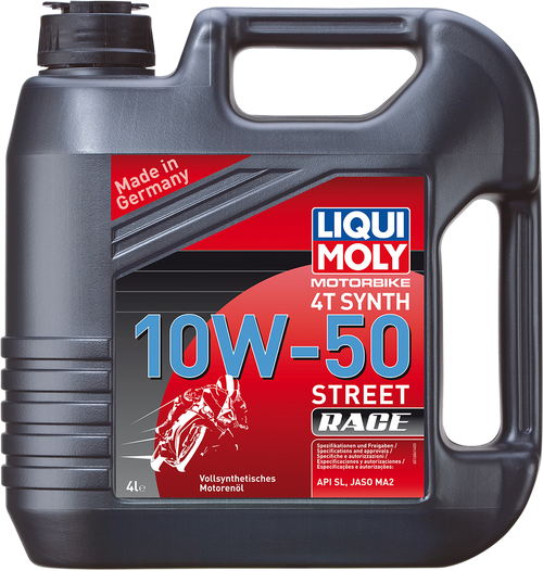 Aceite Motor Sintetico Liqui Moly 10W-50 Street Race Engine Oil 4L