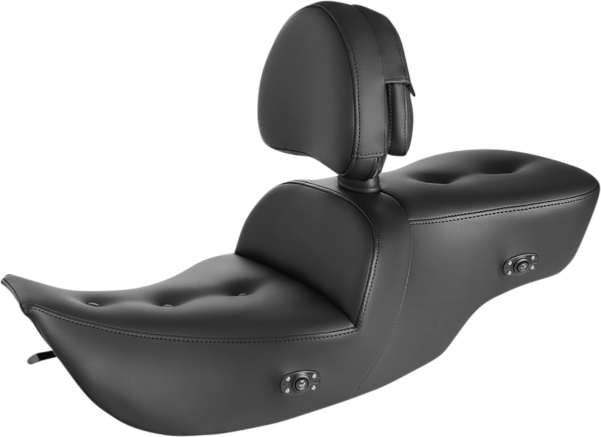 Heated Road Sofa Pillow Top Seat For Harley Davidson