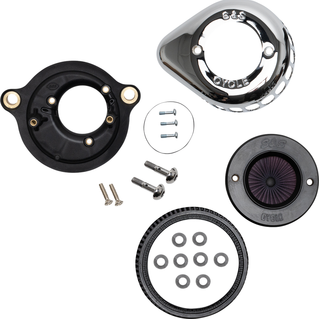 Luftfilter Für Harley-Davidson M8 S&amp;S Air Stinger Luftfilter Kit Chrom
