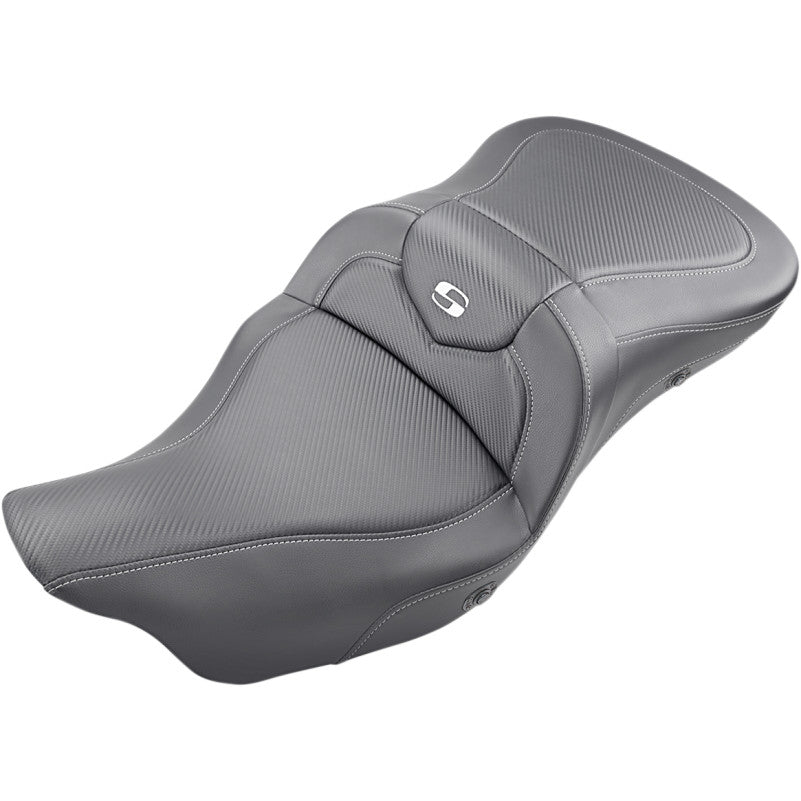 EXTENDED REACH HEATED ROAD SOFA SEATS FOR HARLEY DAVIDSON
