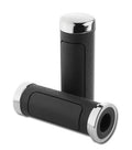 Puños Acolchados Vintage Para Harley-Davidson® Cromados 1" Handlebar Grips