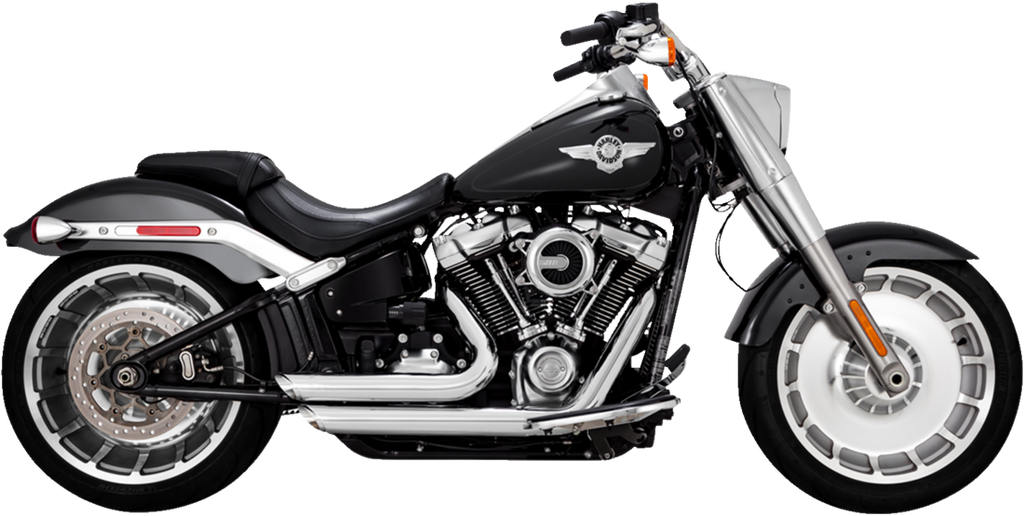Sistema De Escape Escalonado Shortshots Cromado Para Harley Davidson