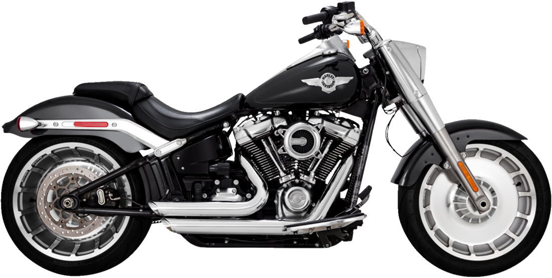 Sistema De Escape Escalonado Shortshots Cromado Para Harley Davidson