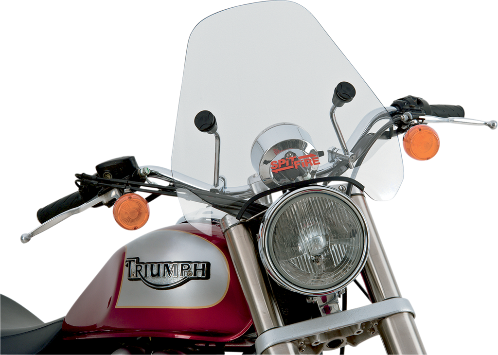 Pantalla Slipstreamer S-06-CHR-C Spitfire Sport Windshield Clear Chrome