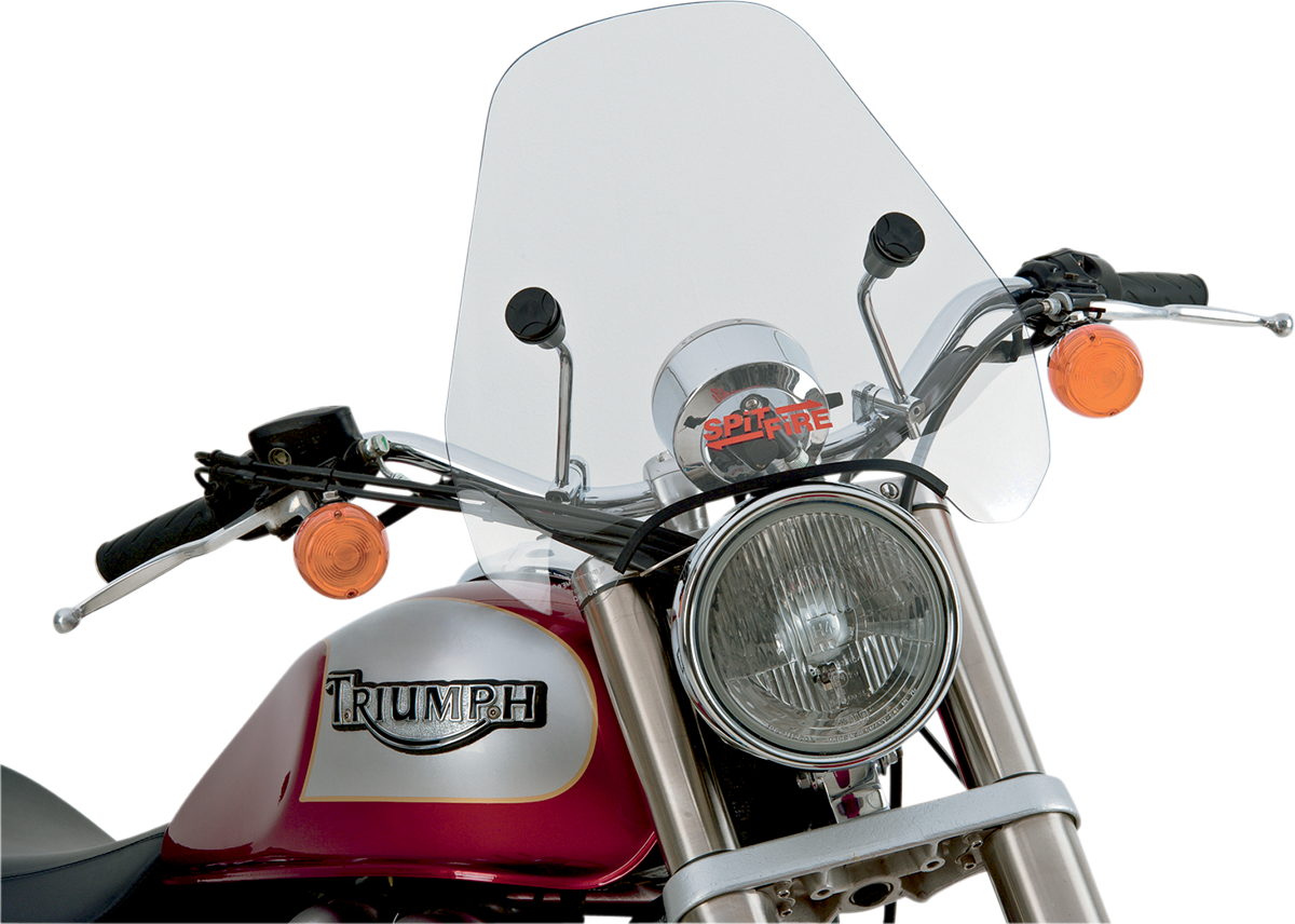 Pantalla Slipstreamer S-06-CHR-C Spitfire Sport Windshield Clear Chrome