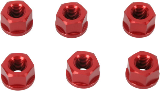 DRIVEN RACING SPROCKET NUTS SPRKT NUT ALUM 10MM RED