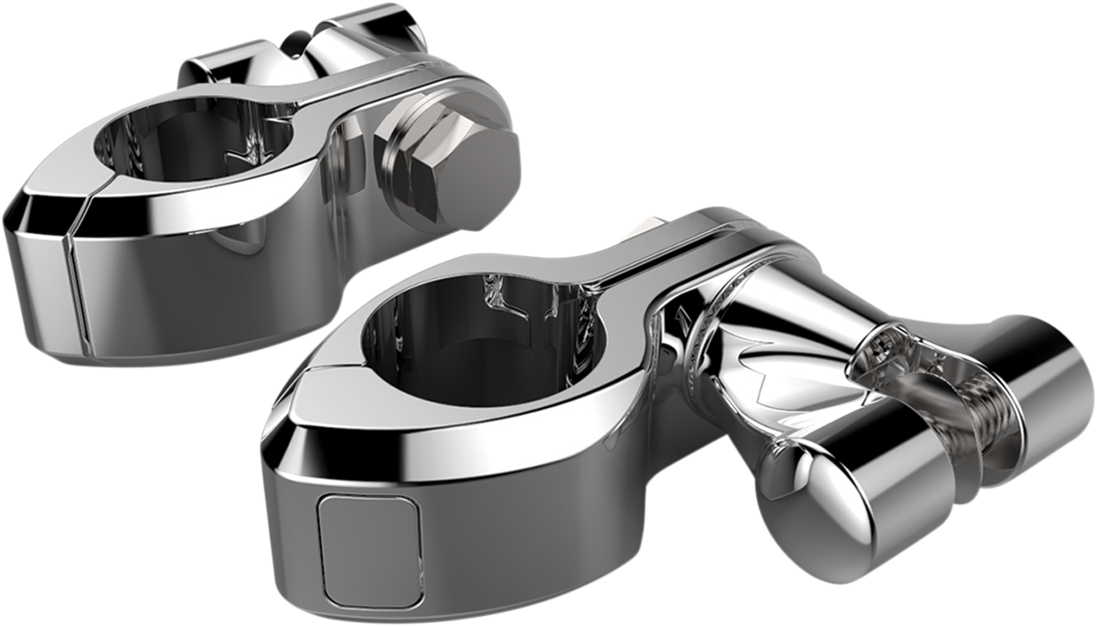 CIRO ENGINE GUARD HIGHWAY PEG MOUNTING KITS CLAMP PINLESS CLEVIS CHR