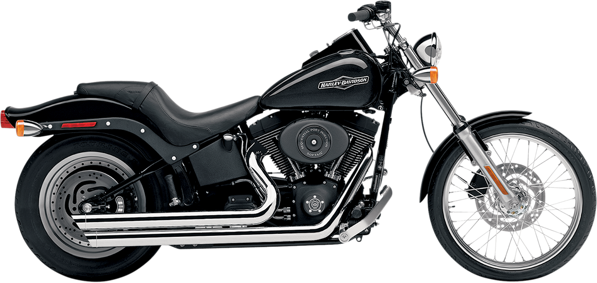 COBRA SPEEDSTER SLASHDOWN EXHAUST FOR HARLEY-DAVIDSON 2005 Chrome Speedster Slashdown Exhaust System