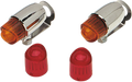 DRAG SPECIALTIES PONY MARKER LIGHTS REP LENS F/RND PONY  RED