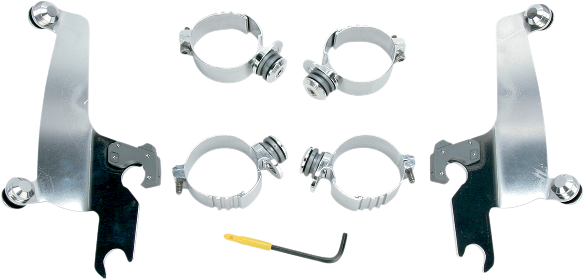 MEMPHIS SHADES METRIC NO-TOOL TRIGGER-LOCK MOUNT KITS FOR SPORTSHIELDS MNT KIT TL S/S VTX1800C/R