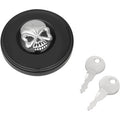 SCREW-IN LOCKING SKULL GAS CAPS FOR HARLEY-DAVIDSON