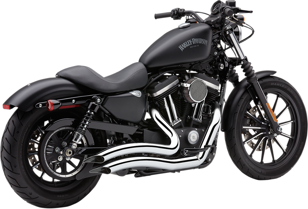 COBRA SPEEDSTER SHORT SWEPT EXHAUST SYSTEMS FOR HARLEY-DAVIDSON 2014 - 2019 Chrome Speedster Short Swept Exhaust System