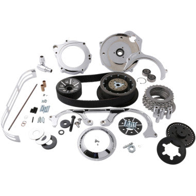 2" OPEN BELT DRIVE KITS WITH 2-PIECE MOTOR PLATE FOR HARLEY-DAVIDSON