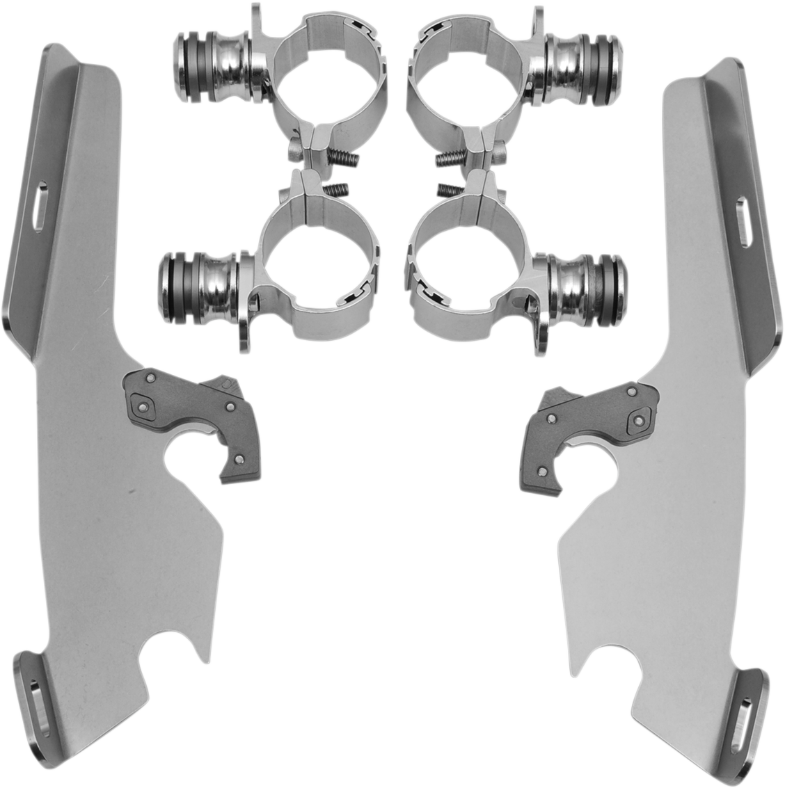 MEMPHIS SHADES METRIC NO-TOOL TRIGGER-LOCK MOUNT KITS FOR FATS/SLIM MNT KIT F/S VT1300CS SABR