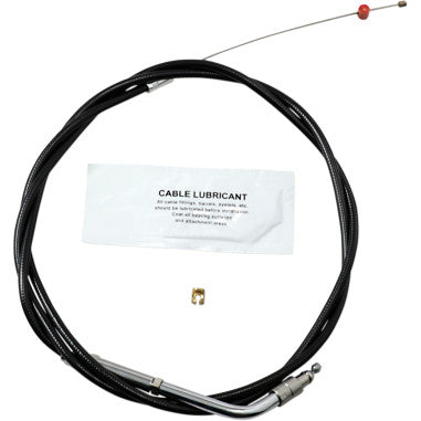 BLACK VINYL THROTTLE AND IDLE CABLES FOR HARLEY-DAVIDSON