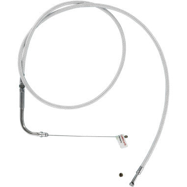 BRAIDED THROTTLE AND IDLE/IDLE-CRUISE CABLES FOR HARLEY-DAVIDSON