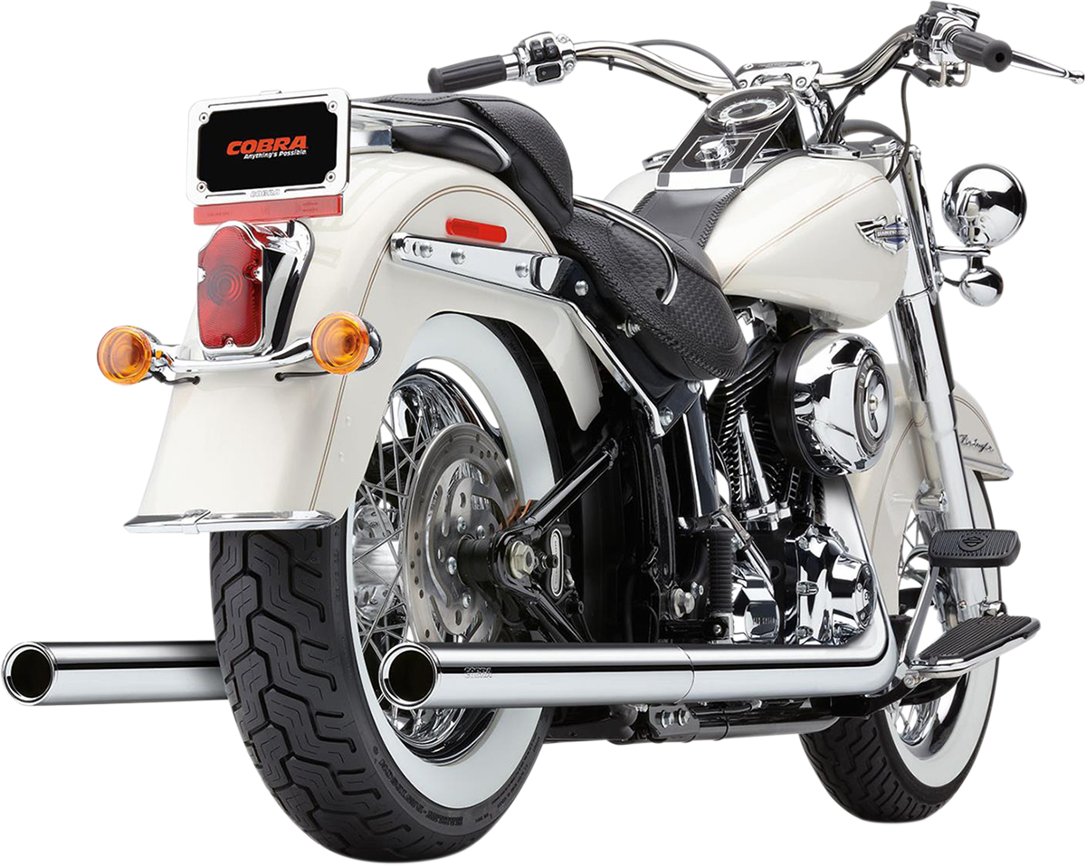 COBRA SOFTAIL DUAL EXHAUST SYSTEMS FOR HARLEY-DAVIDSON 2011 Chrome Dual Exhaust System