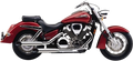 COBRA COMPLETE SLIP-ON MUFFLERS FOR METRIC CRUISERS MUFFLERS S/C VTX1800R