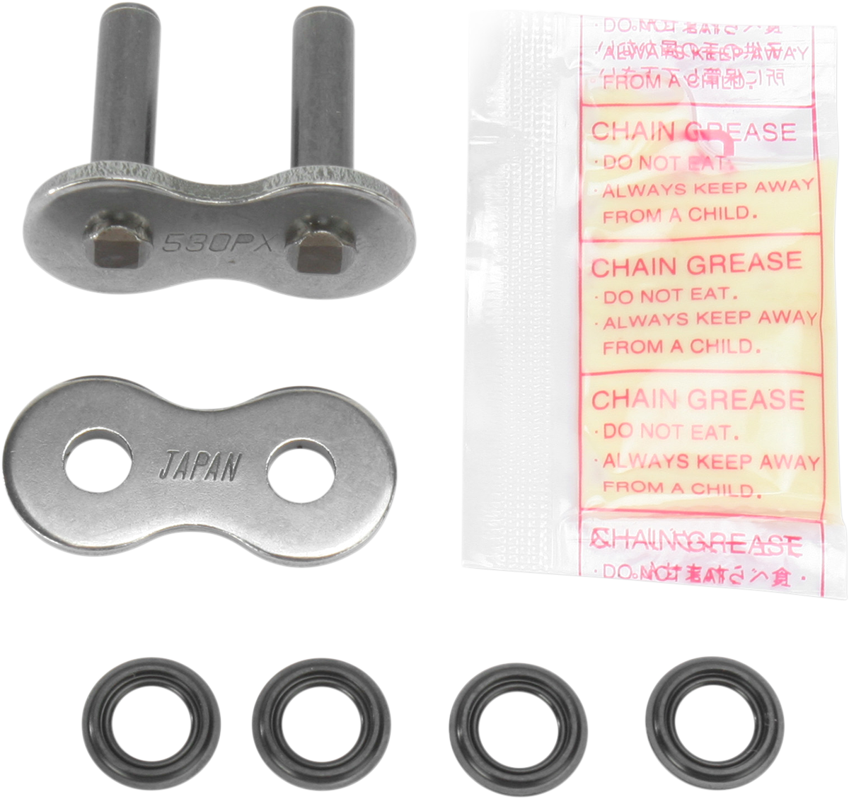 PARTS UNLIMITED-CHAIN MOTORCYCLE CHAIN LINK CON PU 530 X-RING RI