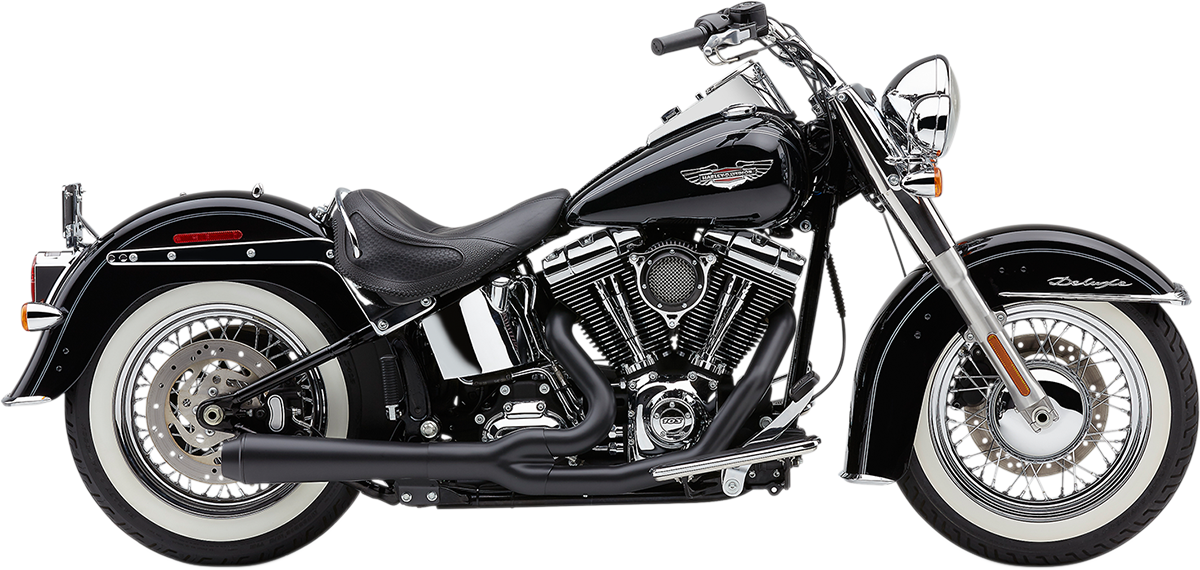COBRA EL DIABLO 2-INTO-1 EXHAUST FOR HARLEY-DAVIDSON 2012 - 2013 EXHAUST ED BK ST 12-17