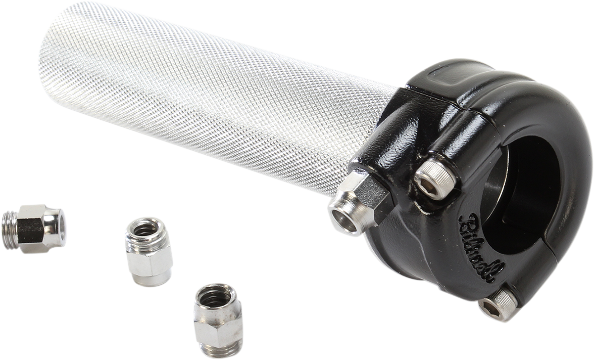 BILTWELL WHISKEY THROTTLE ASSEMBLIES THROTTLE WHISKEY SNG BLK