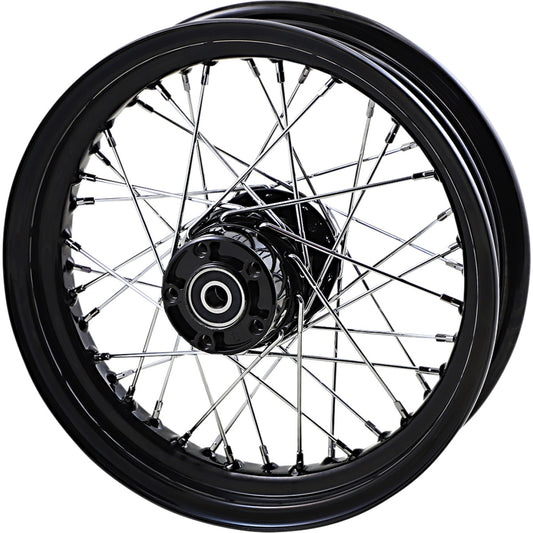 Gloss Black Rear Wheels For Harley Davidson