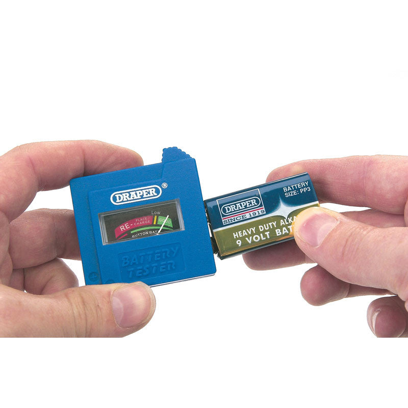 Batterietester für AAA, AA, C, D, PP3 Batterien