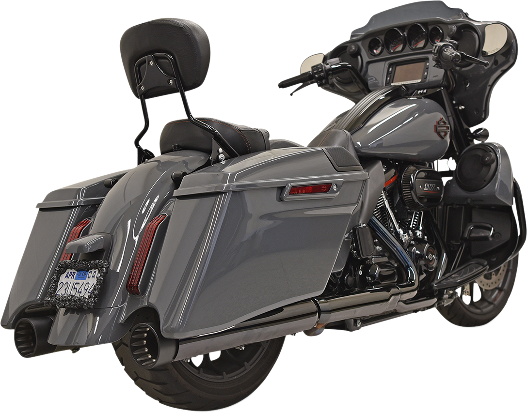 BASSANI XHAUST CVO 4" DNT MUFFLERS FOR HARLEY-DAVIDSON 2017 - 2019 MUFFLERS DNT M8 CVO CH