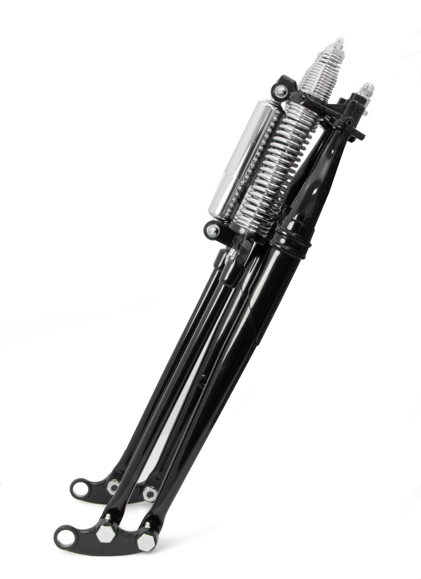 Springer Forks voor Harley Davidson Black Body/ Chrome Springs